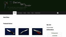 What Customknifetrader.com website looked like in 2021 (3 years ago)