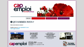 What Capemploi51.com website looked like in 2021 (3 years ago)