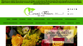 What Corumsflowers.com website looked like in 2021 (3 years ago)