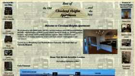 What Clevelandheightsapartments.com website looked like in 2021 (3 years ago)