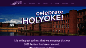 What Celebrateholyokemass.com website looked like in 2021 (3 years ago)