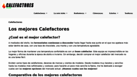 What Calefactores.online website looked like in 2021 (3 years ago)