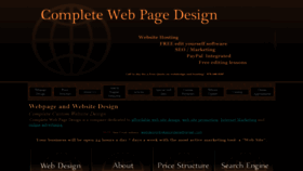 What Completewebpagedesign.com website looked like in 2021 (3 years ago)