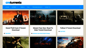 What Crotorrents.cc website looked like in 2021 (3 years ago)