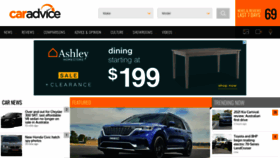 What Caradvice.com.au website looked like in 2021 (3 years ago)