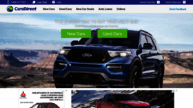 What Carsdirect.com website looked like in 2021 (3 years ago)