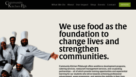 What Communitykitchenpittsburgh.org website looked like in 2021 (3 years ago)