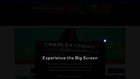 What Cineplex.com website looked like in 2021 (3 years ago)