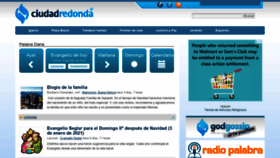 What Ciudadredonda.org website looked like in 2021 (5 years ago)