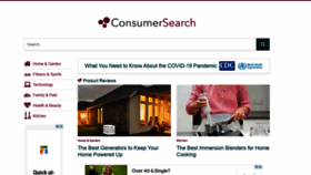 What Consumersearch.com website looked like in 2021 (3 years ago)