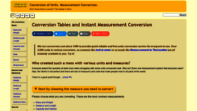 What Convert-me.com website looked like in 2021 (3 years ago)