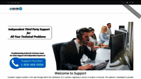 What Callsupportteam.com website looked like in 2021 (3 years ago)