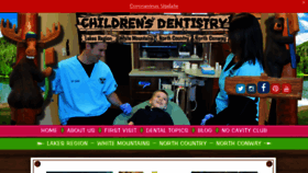 What Childrensdentistnh.com website looked like in 2021 (3 years ago)