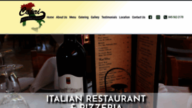 What Caprirestaurantnw.com website looked like in 2021 (3 years ago)