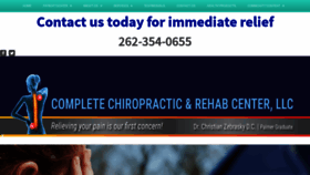 What Completechiroandrehab.com website looked like in 2021 (3 years ago)