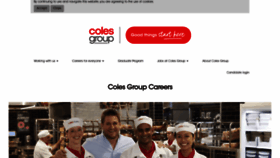 What Colescareers.com.au website looked like in 2021 (3 years ago)