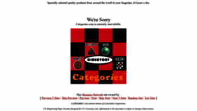 What Categories.com website looked like in 2021 (3 years ago)