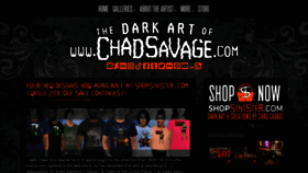 What Chadsavage.com website looked like in 2021 (3 years ago)
