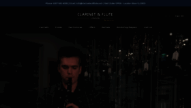 What Clarinetandflute.com website looked like in 2021 (3 years ago)