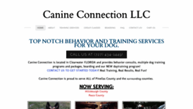 What Canineconnectiontraining.com website looked like in 2021 (3 years ago)