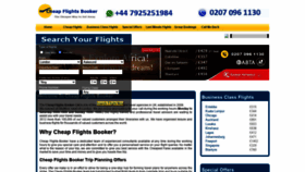 What Cheapflightsbooker.co.uk website looked like in 2021 (3 years ago)