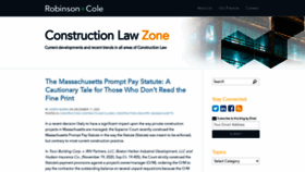 What Constructionlawzone.com website looked like in 2021 (3 years ago)