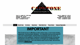What Capstonebehavioralhealth.com website looked like in 2021 (3 years ago)
