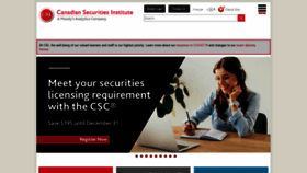 What Csi.ca website looked like in 2021 (3 years ago)