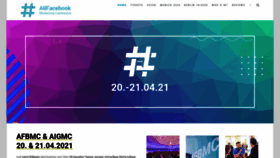 What Conference.allfacebook.de website looked like in 2021 (3 years ago)