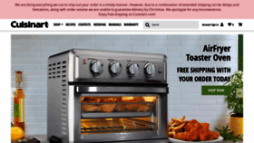 What Cuisinart.com website looked like in 2021 (3 years ago)