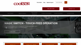 What Cooksondoor.com website looked like in 2021 (3 years ago)