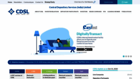 What Cdslindia.com website looked like in 2021 (3 years ago)