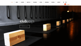 What Clubyoga.sg website looked like in 2021 (3 years ago)