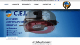 What Cei-italy.com website looked like in 2021 (3 years ago)