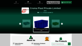 What Cromaplast.in website looked like in 2021 (3 years ago)