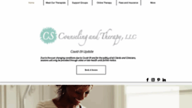 What Cscounselingandtherapy.com website looked like in 2021 (3 years ago)