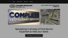 What Completerestaurantservices.net website looked like in 2021 (3 years ago)