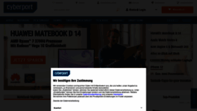What Cyberport.at website looked like in 2021 (4 years ago)