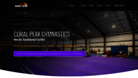 What Coralpeakgymnastics.com website looked like in 2021 (3 years ago)