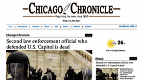 What Chicagochronicle.com website looked like in 2021 (3 years ago)