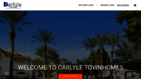 What Carlyletownhomes.com website looked like in 2021 (3 years ago)
