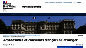 What Consulfrance.org website looked like in 2021 (3 years ago)