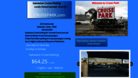 What Cruisepark.com website looked like in 2021 (3 years ago)