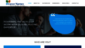 What Careernurture.com website looked like in 2021 (3 years ago)