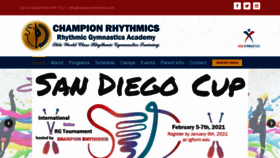 What Championrhythmics.com website looked like in 2021 (3 years ago)