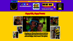 What Clownsatpartycalifornia.com website looked like in 2021 (3 years ago)