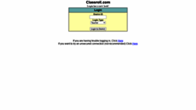 What Classroll.com website looked like in 2021 (3 years ago)