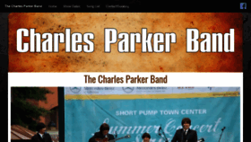 What Charlesparkerband.com website looked like in 2021 (3 years ago)