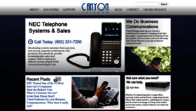 What Canyon-tele.com website looked like in 2021 (3 years ago)