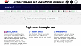 What Cryptwerk.com website looked like in 2021 (3 years ago)